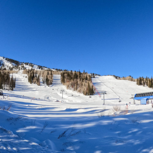 apex express at Solitude on a bluebird day
