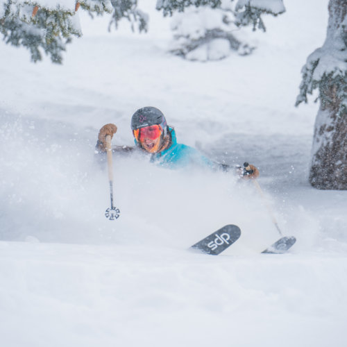 Best early season ski conditions at Solitude Mountain Resort in Utah