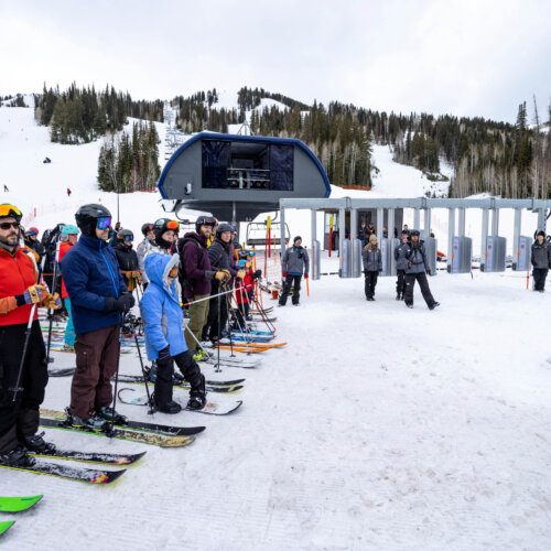The opening of the new Eagle Express lift at Solitude