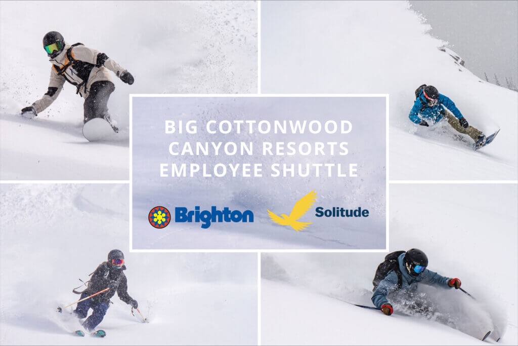 Solitude Mountain Resort and Brighton Resort employee bus graphic 