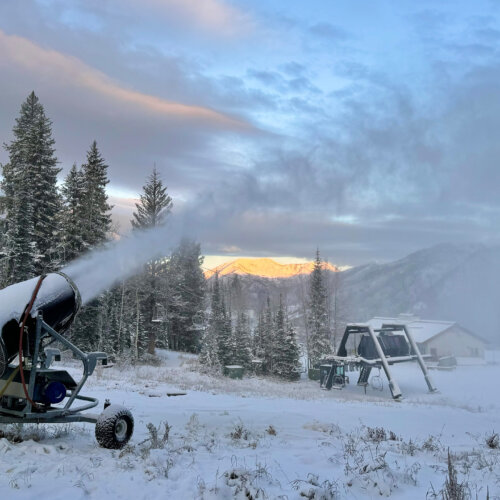 Snowmaking at Solitude Mountain Resort