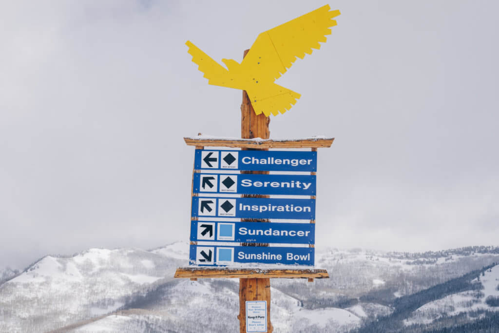 The Yellow bird above Challenger